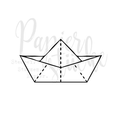 Boat - 2 inch, unmounted rubber stamp only