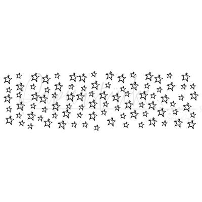 Background Asterisk - 2 inch, unmounted rubber stamp only