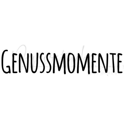 Genussmomente - 2 Inch, nur Stempelgummi unmontiert