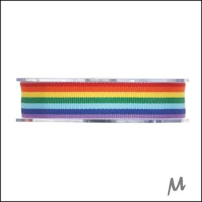 Rainbow ribbon - 25 meters