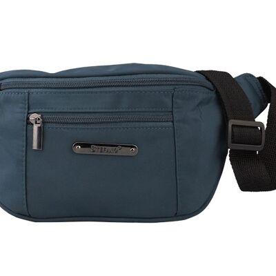 Fanny pack made of micro, blue