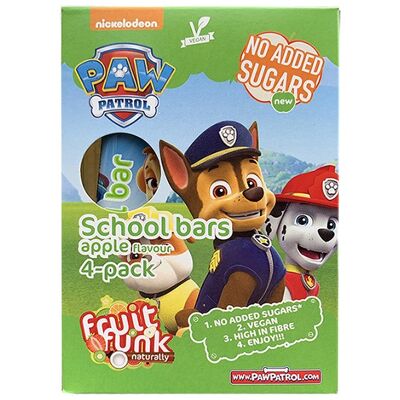 Paw Patrol fruit bar apple 4-pack