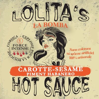 Hot sauce LA BOMBA 100% HABANERO