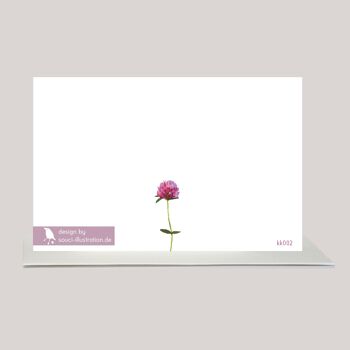 Mini carte de vœux »Pré de fleurs« 2