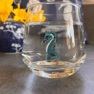 Caballito de mar de Murano de vaso de agua