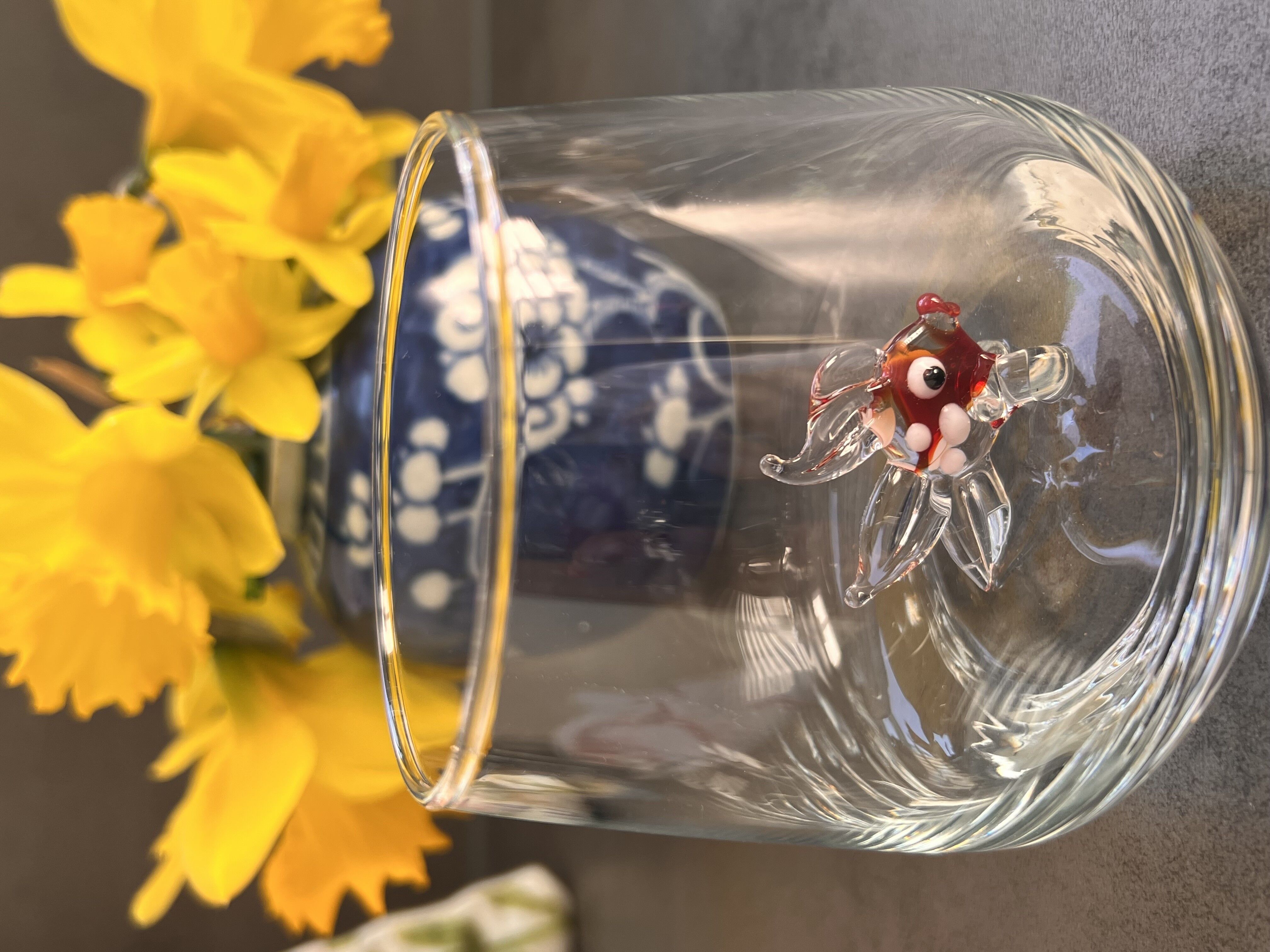 Scorfano di murano in vetro d'acqua