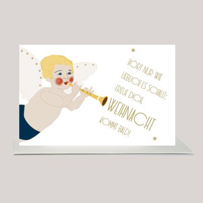 Mini Greeting Card »Angel«