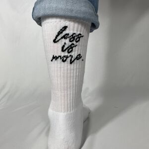 Chaussettes coton bio "less is more" taille 39-42