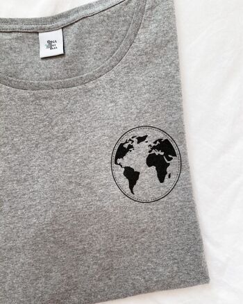 T-Shirt Globe - Gris 1