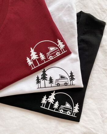 T-shirt de camping emblématique - Noir 2