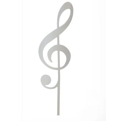 MM Steel Styles stainless steel clef bed plug - easy to insert garden decoration made of high-quality stainless steel