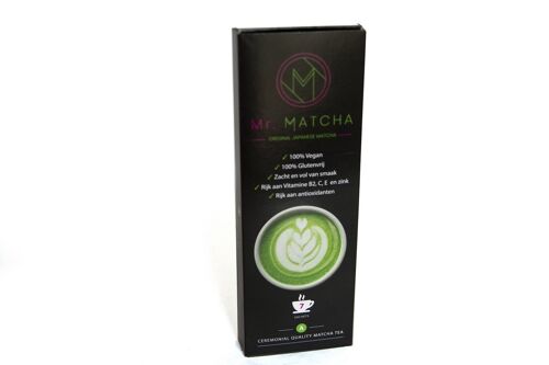 Mr. MATCHA, Matcha tea / Matcha powder, box a 7 sachets