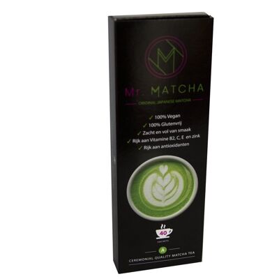 mr. MATCHA, Matcha tea / Matcha powder, box of 40 sachets