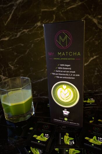 m. MATCHA, Thé Matcha / Poudre Matcha, boîte de 40 sachets 3