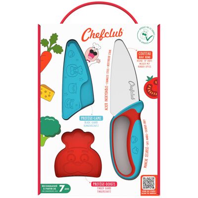 Messer für Kinder Blau & Rot