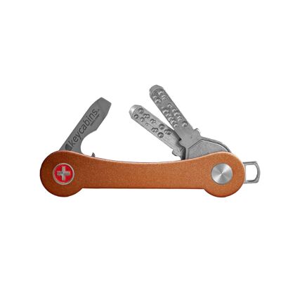 keycabins key organizer aluminum S1 gold matt