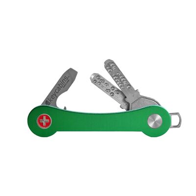 keycabins Schlüsselorganizer Aluminium S1 green