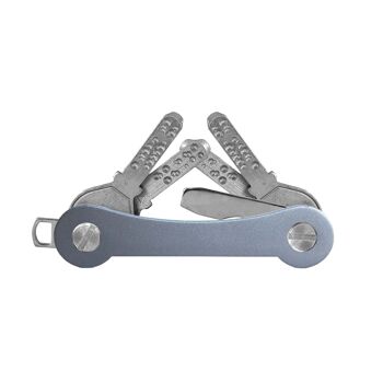 keycabins porte-clés aluminium S1 gris 2