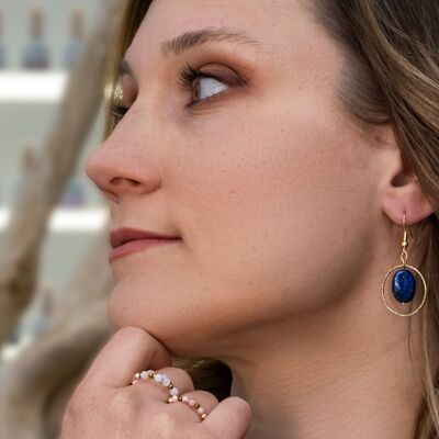 Laïa earrings - Lapis Lazuli