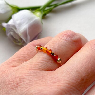 Lenora Ring - Carnelian