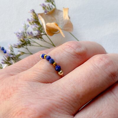 Lenora Ring - Lapis Lazuli