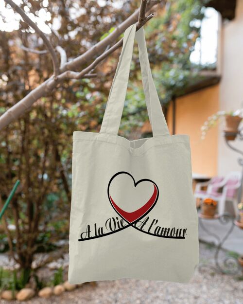 Totebag à la Vie à l'Amour