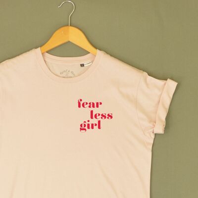Productos Camiseta Fear less girl ORGÁNICA ADULTO