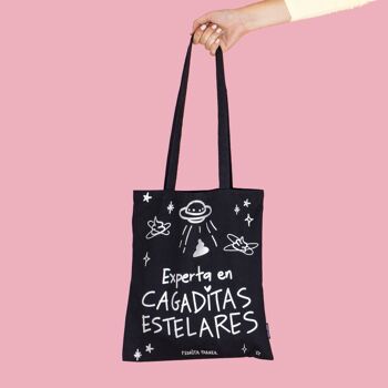 Sac en toile Cagaditas Estelares (Sac fourre-tout) 2