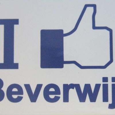 Imán de nevera Me gusta Beverwijk