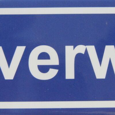Magnete per il frigo Town segno Beverwijk