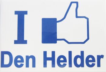 Aimant de réfrigérateur J'aime Den Helder 1