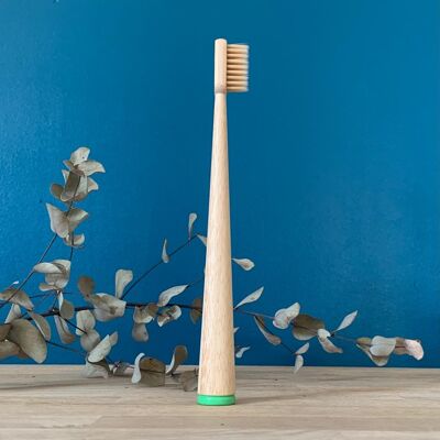 Bamboo toothbrush - Color Green