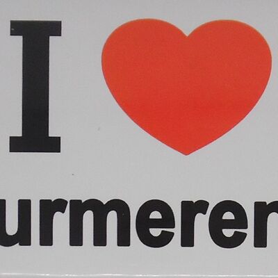 Aimant de réfrigérateur I Love Purmerend