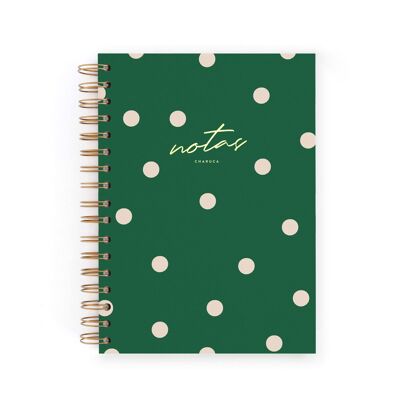 A5 Forest Notebook. Points