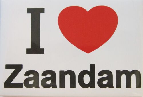 Fridge Magnet I Love Zaandam