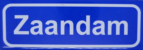 Fridge Magnet Town sign Zaandam