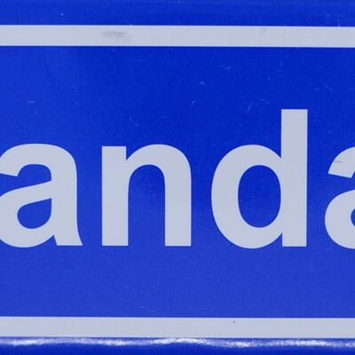 Kühlschrankmagnet Stadtschild Zaandam