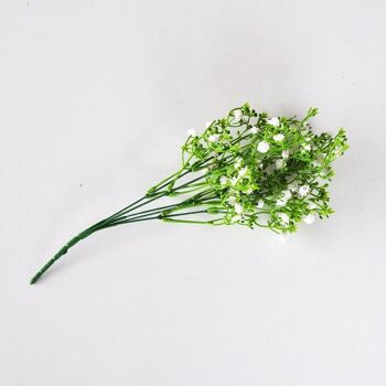 Gypsophile Blanc x 5 branches - 37 cm - Fleurs Artificielles 7