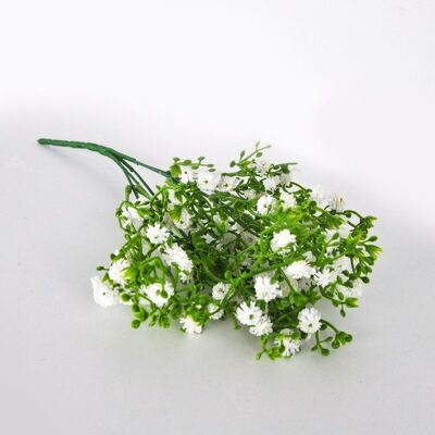 Gypsophila bianca x 5 rami - 37 cm - Fiori artificiali