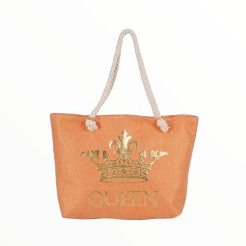 [ BB2206 ] GOLDEN QUEEN BEACH BAG