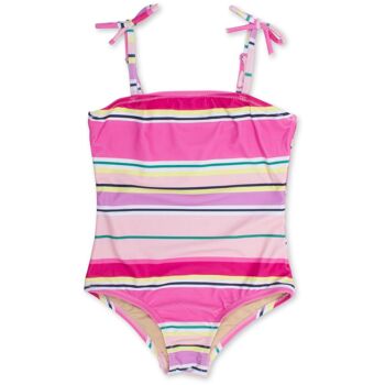 Maillot une pièce avec nœuds pour filles Beach Stripe 5