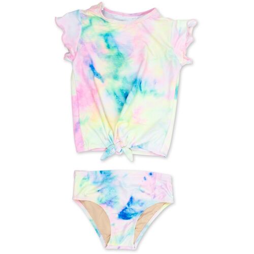 Baby T Rashguard Set - Neon Tie Dye