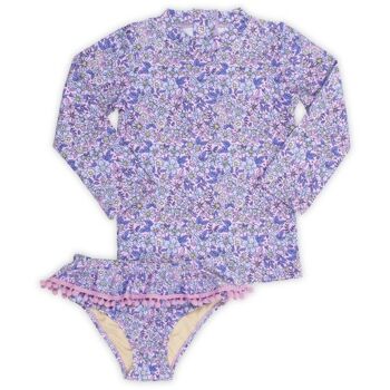 Rashguard (maillot de bain 2 pièces) Set-Purp Ditsy Floral