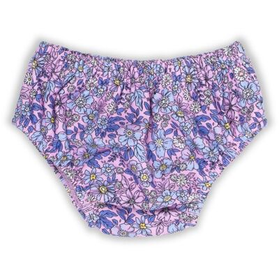 Diaper Cover - Purple Ditsy Floral