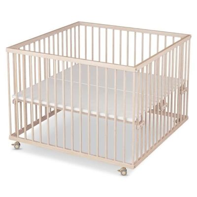 Sower playpen 100x100 cm, natural