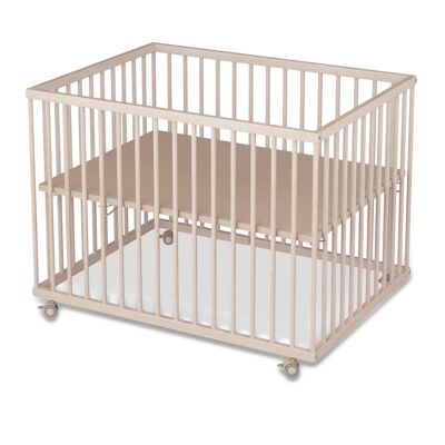 Sower playpen ECO 75x100 cm, natural beech