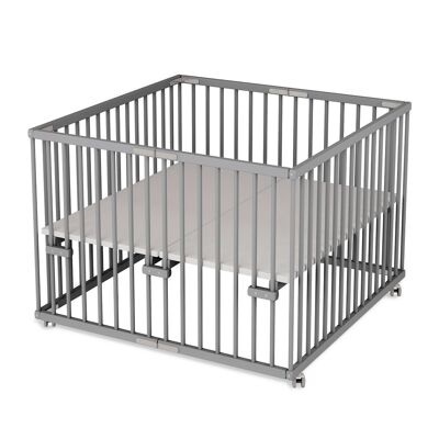 Sower playpen foldable 100x100 painted gray