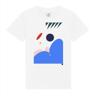 New Day, Camiseta, Manga corta, White, Blanca, niños, unisex