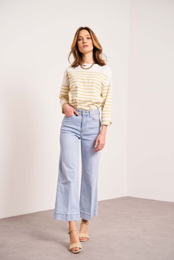 Jeans Windy Cropped Wide BLEU CLAIR 6