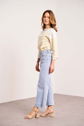 Jeans Windy Cropped Wide BLEU CLAIR 9